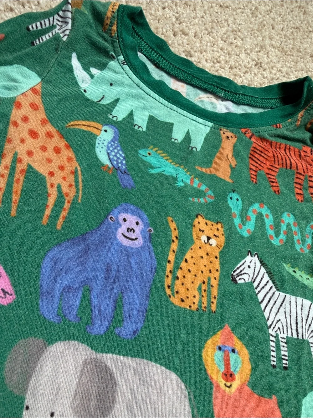 Little Sleepies Wild Zoo Two-Piece Pajama Set